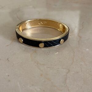 Elegant Black and Gold Women's Bracelet
